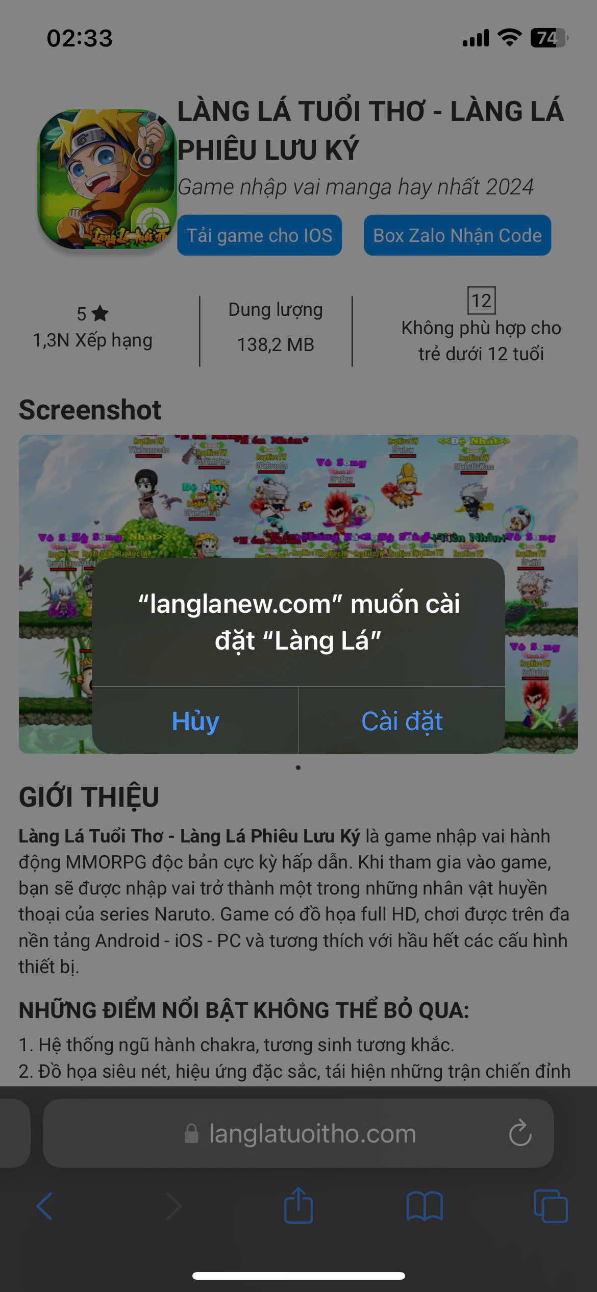 Mở App Store